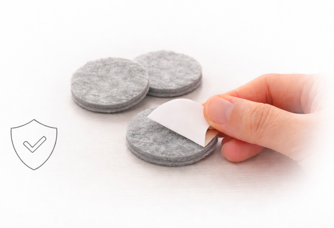 Szafa przesuwna ADAPTE 140 / 215 z półkami i drążkami - Dąb bielony filce