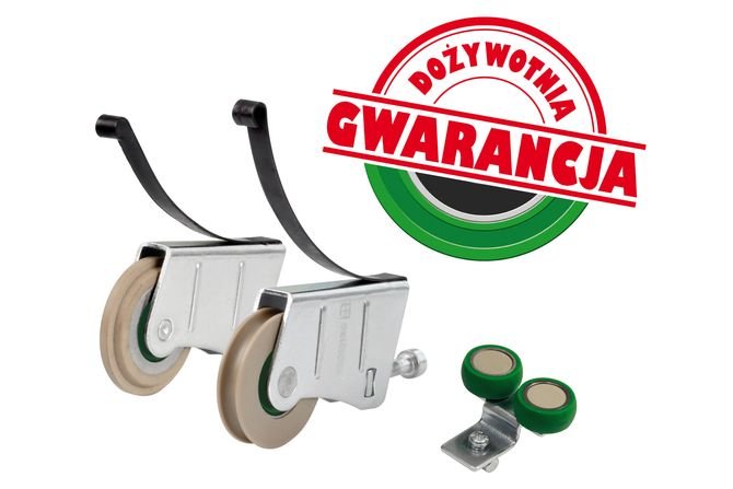 Szafa przesuwna ADAPTE 140 / 215 z półkami i drążkami - Dąb bielony kaseton-wozki-same