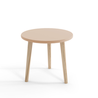Stolik kawowy okrągły 67 cm na wysokich nogach - Macchiato