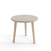 Stolik kawowy okrągły 67 cm na wysokich nogach - Kaszmir