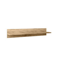 Wisząca półka BOHO 90 cm - Dąb Craft złoty 